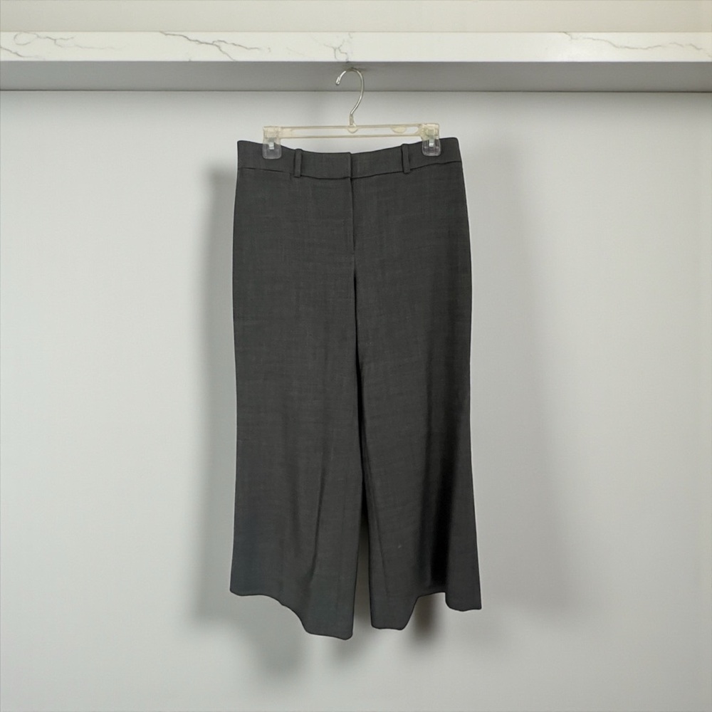 WHITE HOUSE BLACK MARKET Nell Gray Cropped Career Work Style Pant Size 4 EUC - Picture 8 of 11